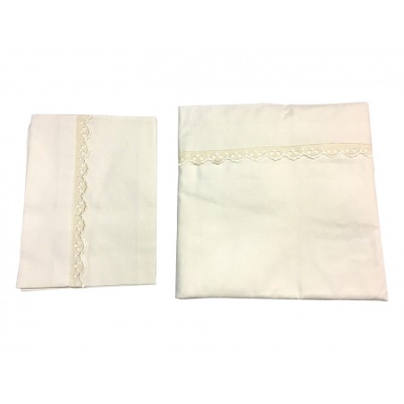 Sabanas para cuna beige Pellitos Sabanas para cuna beige Pellitos