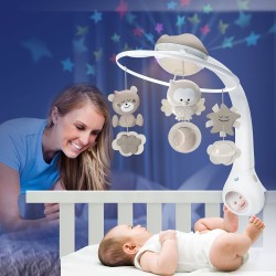 Movil Proyector 3 en 1 Infantino Beige