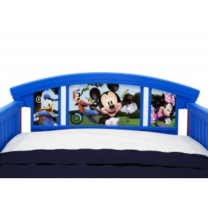 Cama de transición Mickey azul