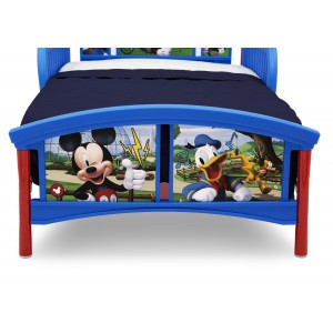 Cama de transición Mickey azul