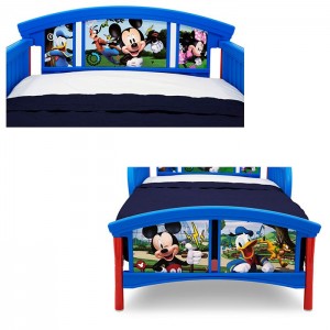 Cama de transición Mickey azul