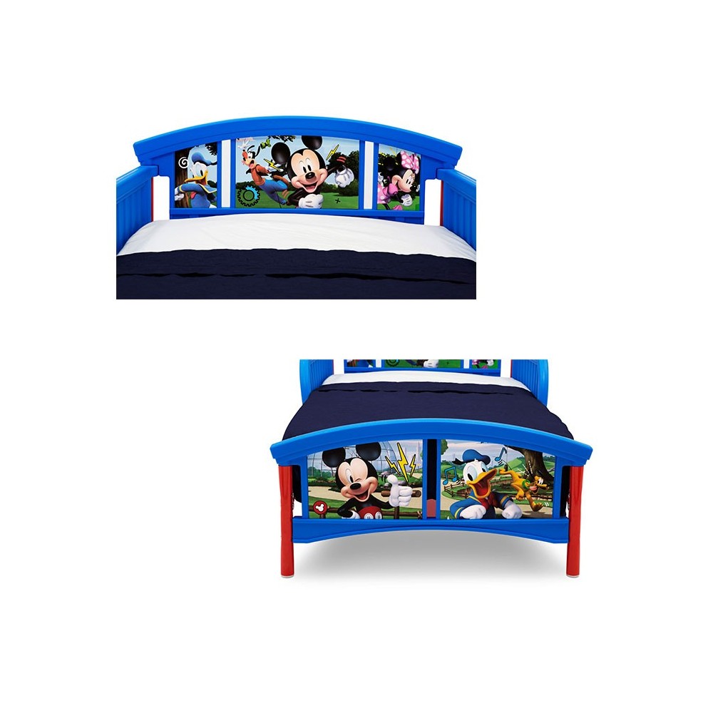 Cama de transición Mickey azul