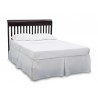 Cuna de madera con mudador Princeton 4 en 1 chocolate