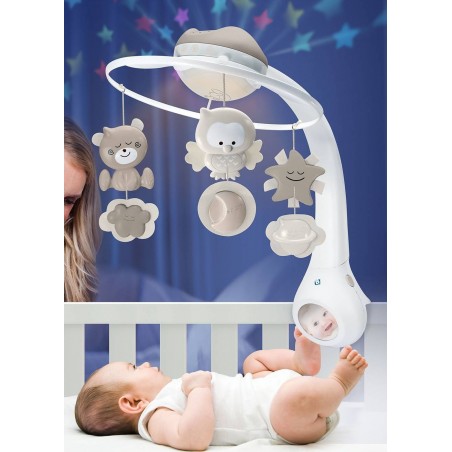 Movil Proyector 3 en 1 Infantino Beige Movil Proyector 3 en 1 Infantino Beige