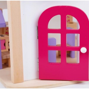 Casita de juegos Niñas y Niños Con familia y muebles
