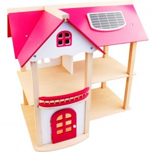 Casita de juegos Niñas y Niños Con familia y muebles