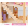 Casita de juegos Niñas y Niños Con familia y muebles