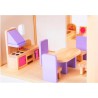 Casita de juegos Niñas y Niños Con familia y muebles