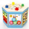 Caja motricidad multifuncional hexagonal