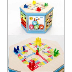 Caja motricidad multifuncional hexagonal