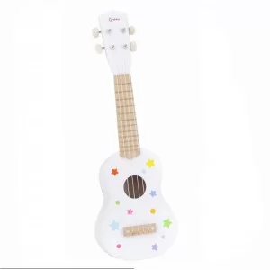 Ukelele blanco Unisex para niños