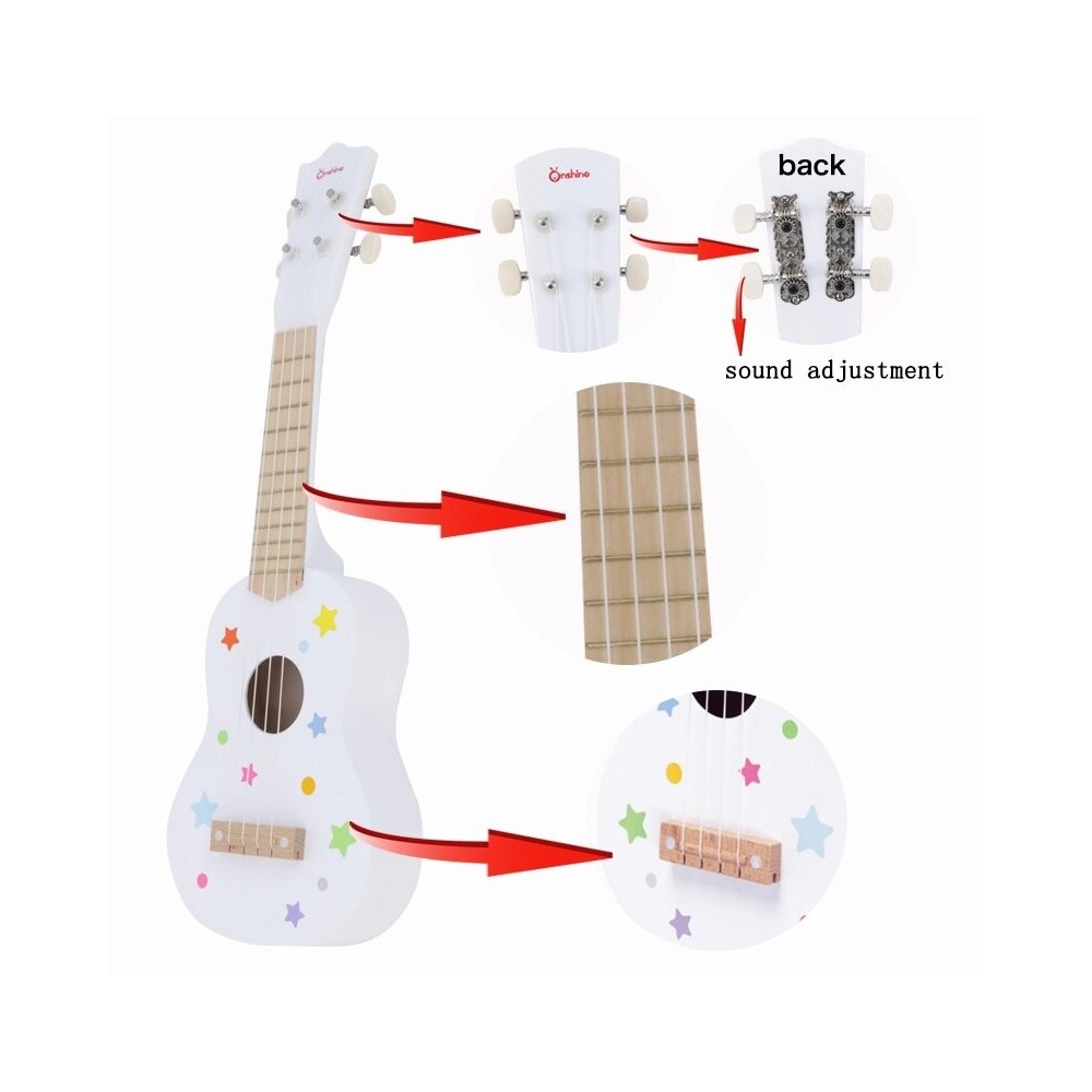 Ukelele blanco  Unisex para niños