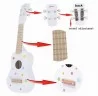 Ukelele blanco Unisex para niños