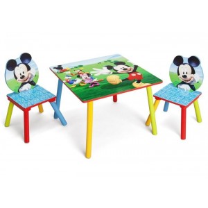 Mesa con 2 sillas Mickey mouse