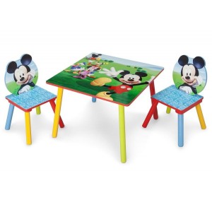 Mesa con 2 sillas Mickey mouse