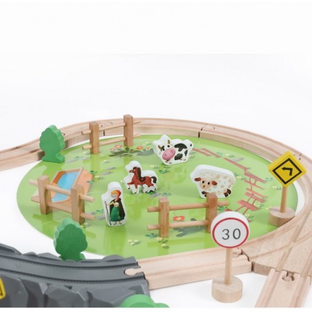 Pista De madera Montaña