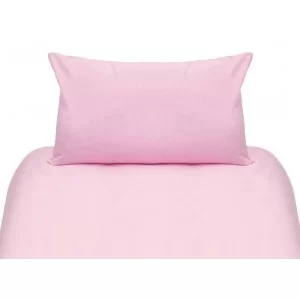 Sabanas rosa suave 100% algodón 200 hilos para cunas y camas de transicion