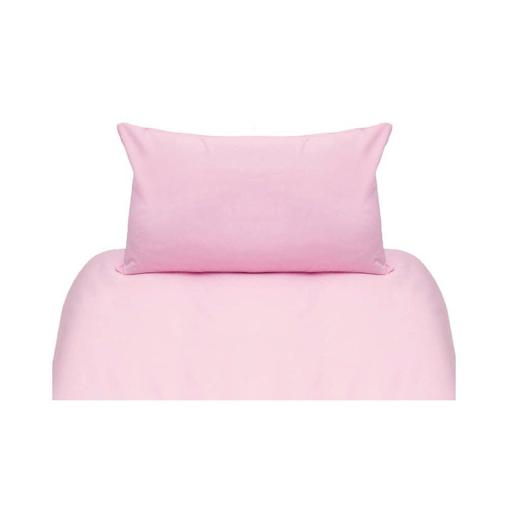 Sabanas rosa suave 100% algodón 200 hilos para  cunas y camas de transicion