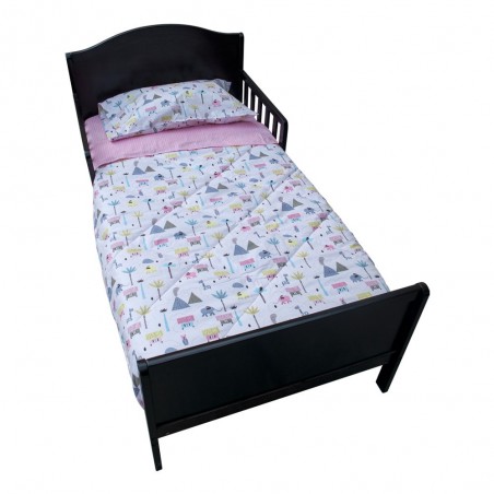 Set de cama transición 4 piezas Dinosaurios Set de cama transición 4 piezas Dinosaurios
