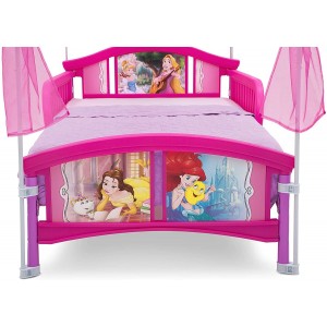 Cama de transición Princesas con Toldo