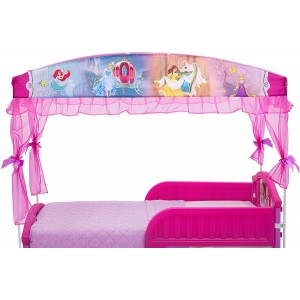 Cama de transición Princesas con Toldo