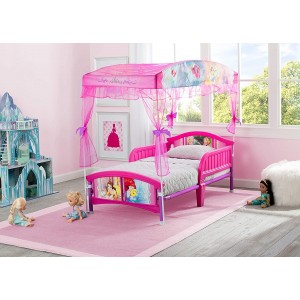 Cama de transición Princesas con Toldo
