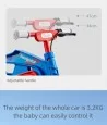 Bicicleta de aprendizaje Navigator verde.