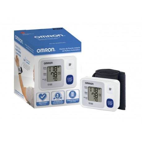 Medidor Presión arterial - Monitor de Presión con pantalla LCD - OMRON