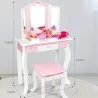 Tocador de madera para Princesas.