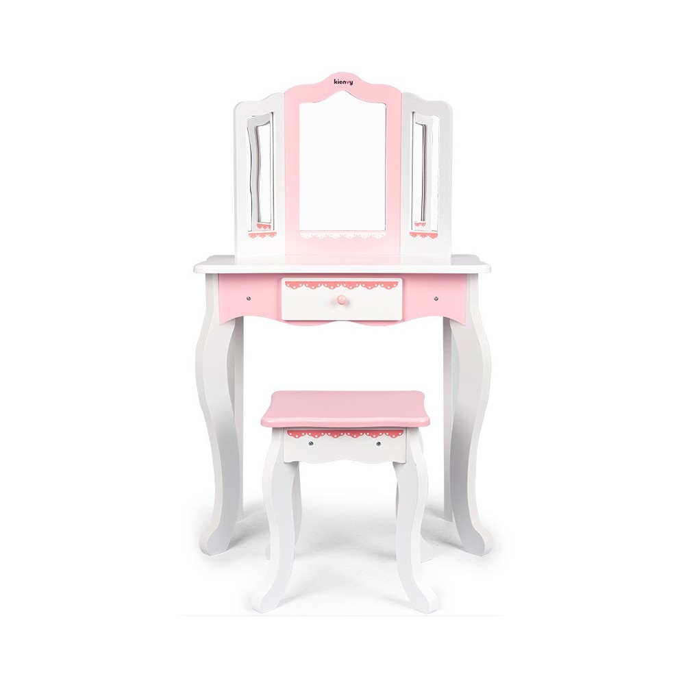 Tocador de madera para Princesas.