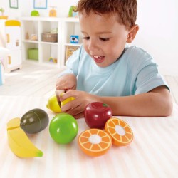 Frutas y verduras de madera