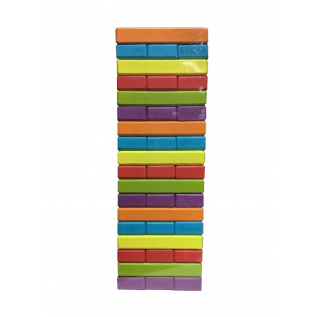 Jenga Madera Multicolor 54 piezas