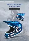 Casco Integral ninos ComSports Volcano Black