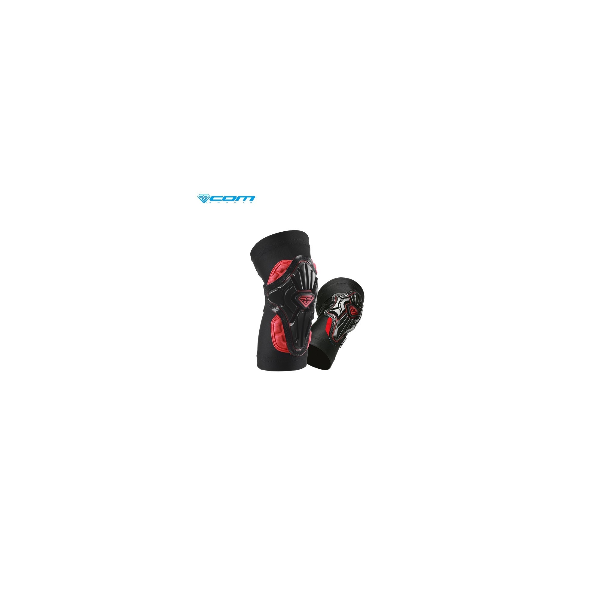 Kit Pk04 Rodillera Codera Ninos Mountain Bike ComSports Black