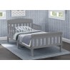 Cama de transición para niños Cantón Gris.