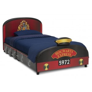 Cama 1,5 plaza Tapizada Harry Potter Hogwarts Express