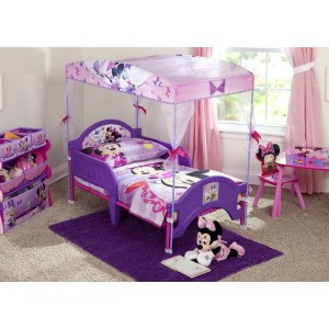 Cama de transición Minnie con Toldo