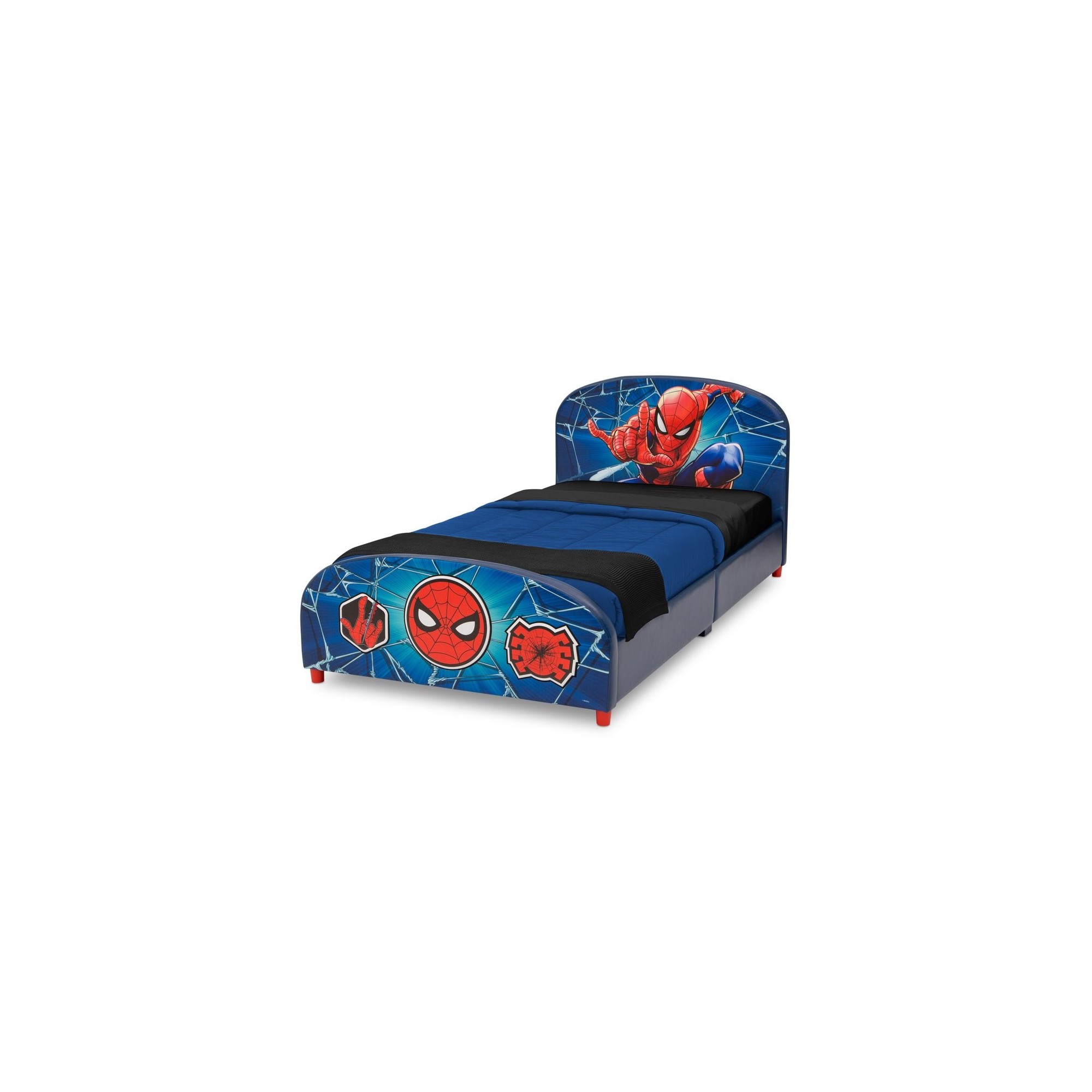 Cama 1,5 plaza Tapizada Spiderman