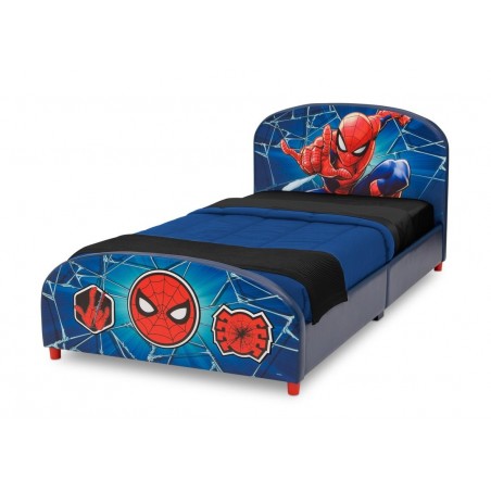 Cama 1,5 plaza Tapizada Spiderman Cama 1,5 plaza Tapizada Spiderman
