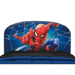 Cama 1,5 plaza Tapizada Spiderman