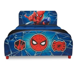 Cama 1,5 plaza Tapizada Spiderman