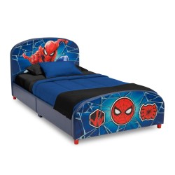 Cama 1,5 plaza Tapizada Spiderman