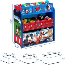 Organizador de Juguetes Mickey mouse