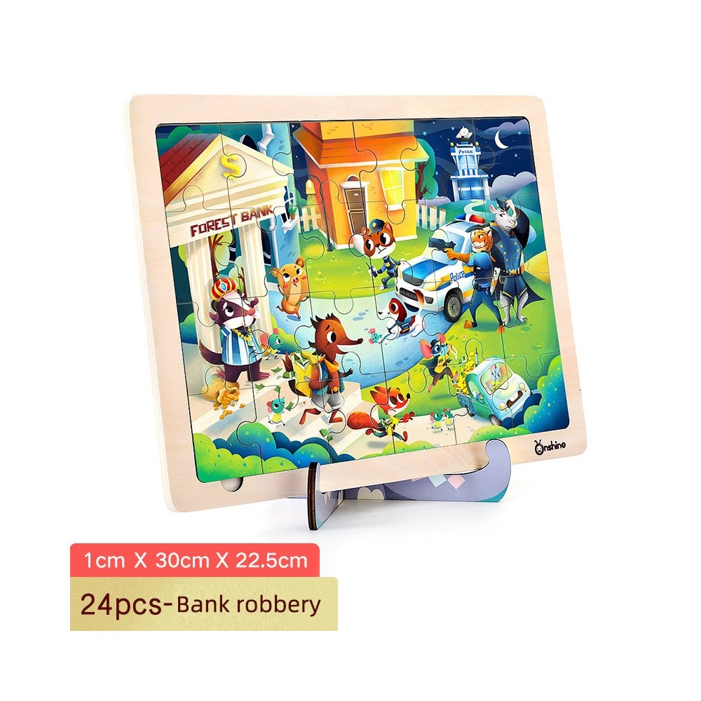 Rompecabezas 24 piezas Robbery