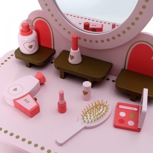 Tocador de madera para Princesas Blanco