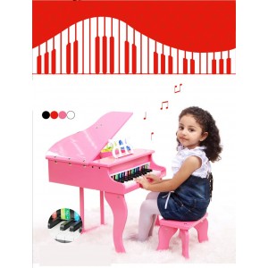 Mini piano de Cola para niños Rosado