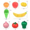 Frutas y verduras de madera