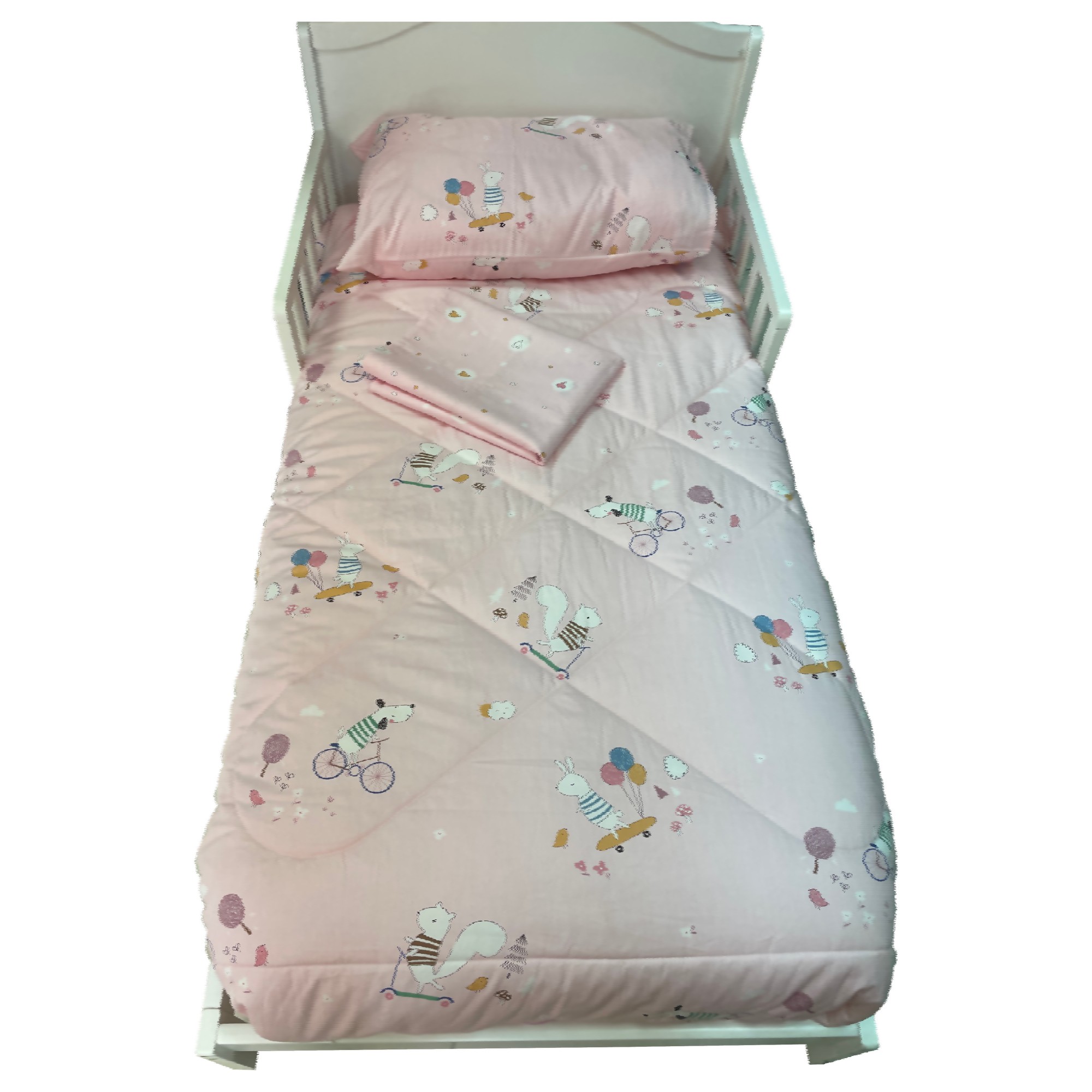 Set para cama de transición Niña ardillita de 4 piezas Pellitos