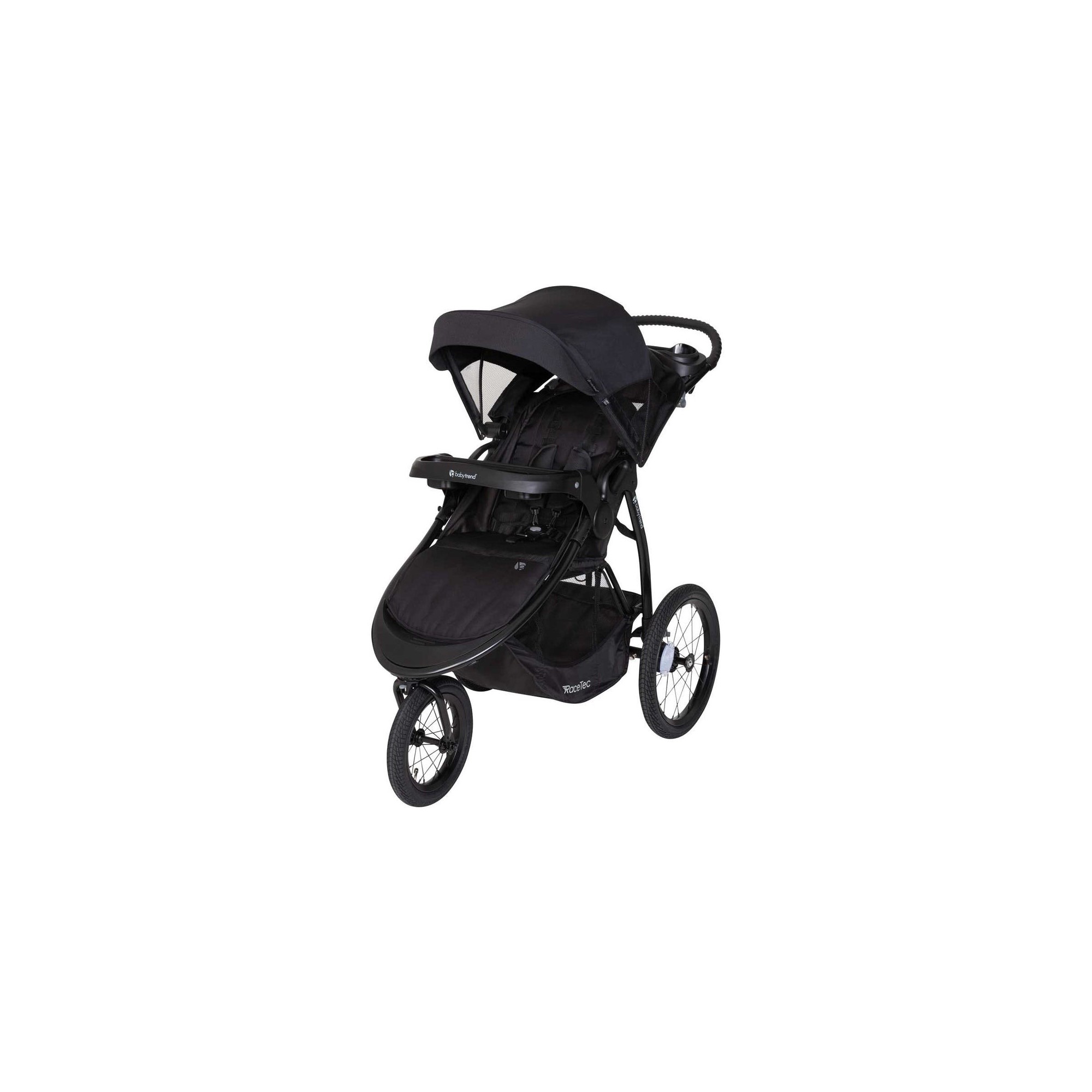 Coche Jogger baby Trend Race Tec Ultra Black con asiento infantil