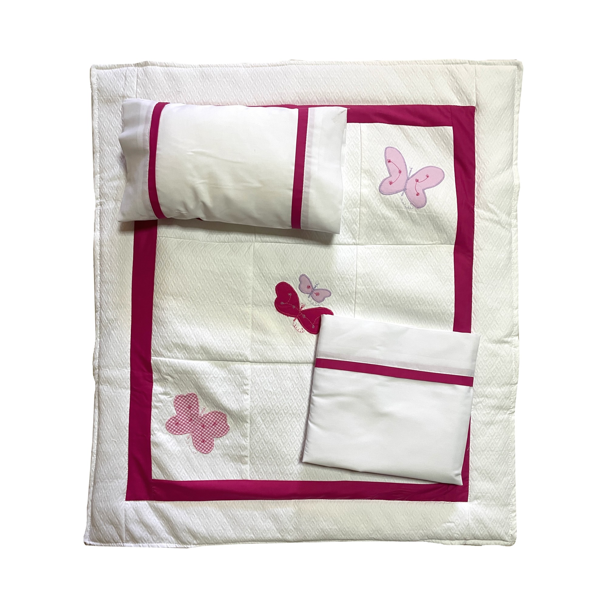 Set de ropa cuna Corral pack play 5 piezas Lila